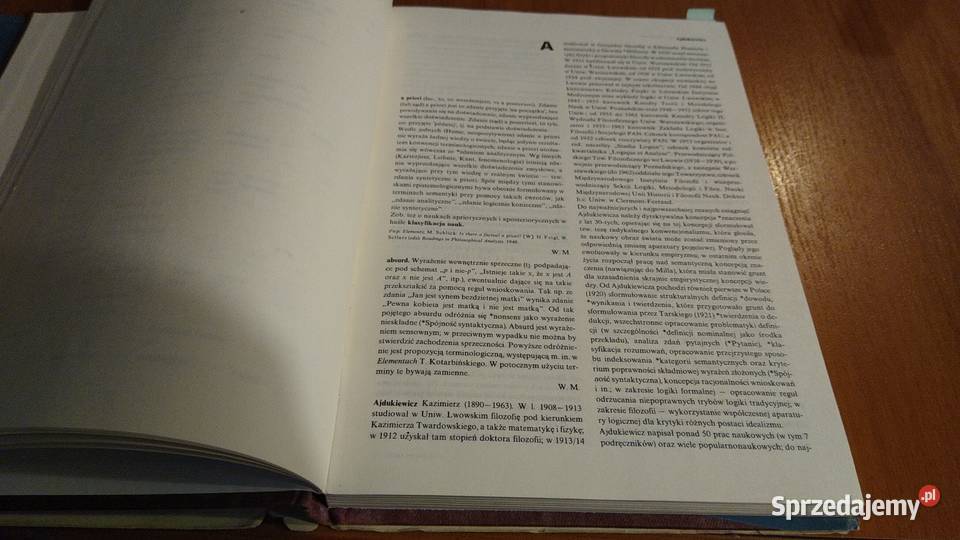 Mała encyklopedia logiki red Witold Marciszewski Gdańsk