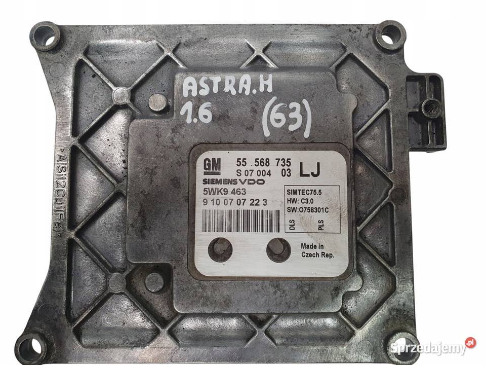 STEROWNIK SILNIKA Opel Astra III H 16 16V Z16XER Komputery Chełm
