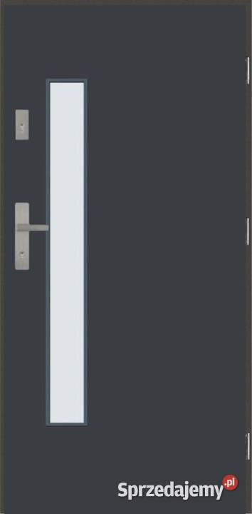 Drzwi wejściowe GADOT ANTRACYT 90L RÓŻNE WZORY Ciemniewo