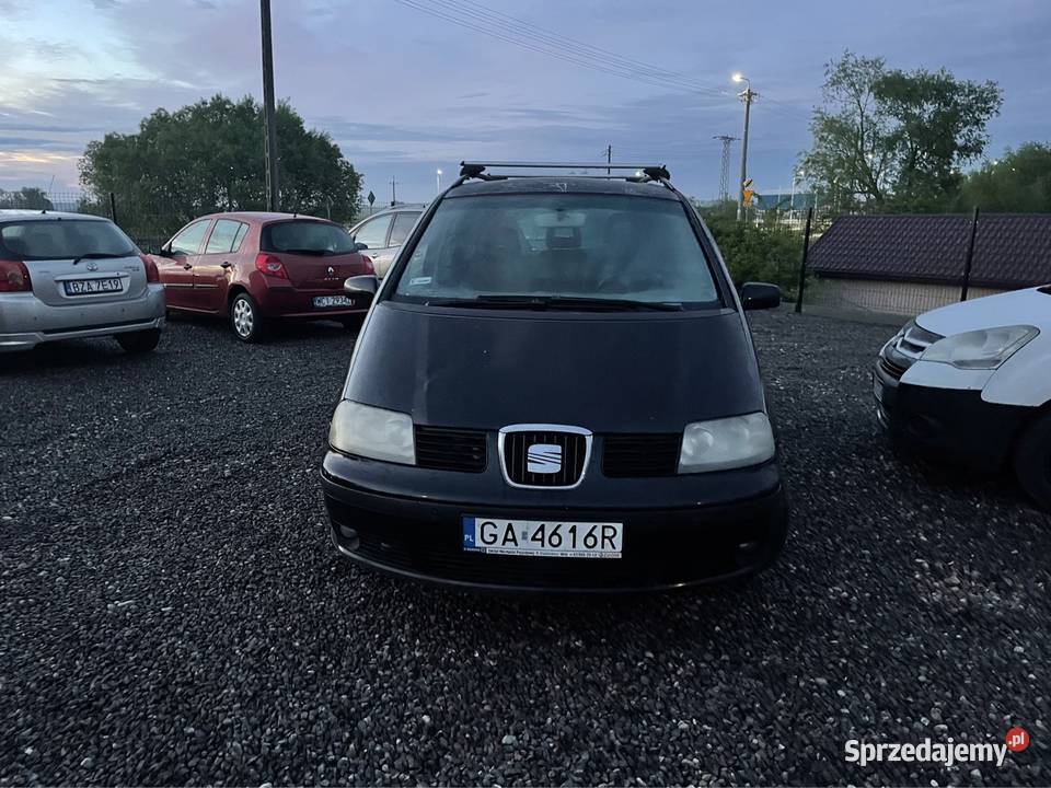 Seat Alhambra 19tdi klima czujniki hak Van / Minibus Rutki-Kossaki sprzedam