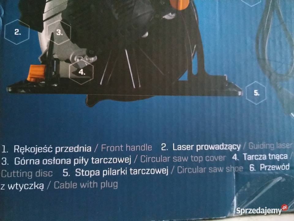 NAJTANIEJ Pilarka Tarczowa z Laserem 185mm 1200W śląskie Zabrze