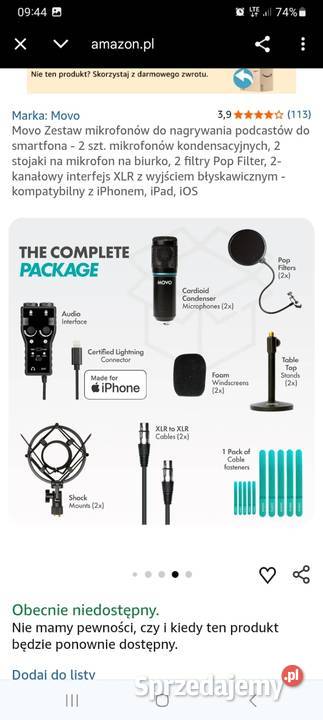 Zestaw do robienia podcastów