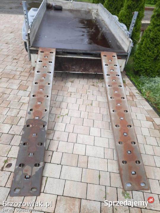 Przyczepa pod koparkę z najazdami z Niemiec dok Motoryzacja Zarszyn