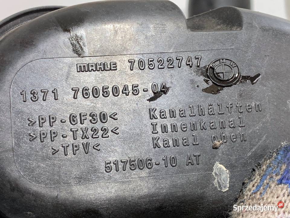 RURA POWIETRZA BMW F30 7605045 20 245 1118