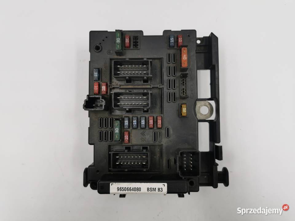 Moduł BSM B3 Skrzynka Bezpieczników Peugeot 307 wyposażenie elektryczne mazowieckie sprzedam