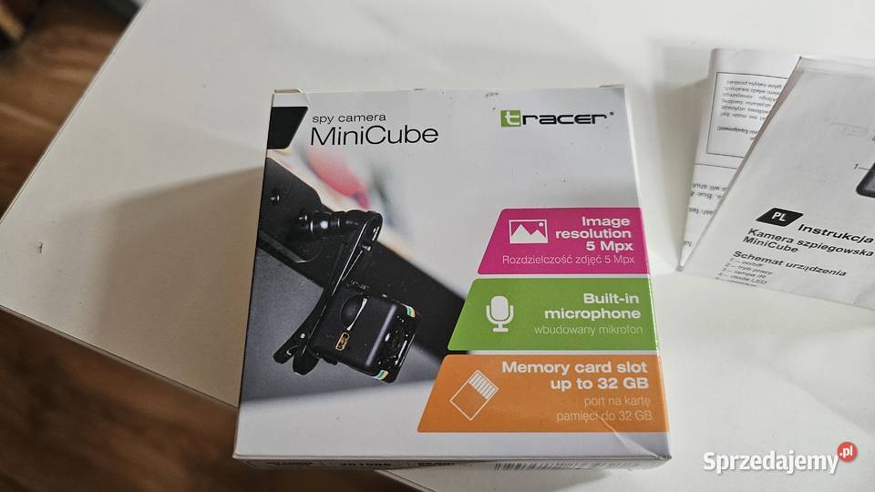 Mini Cube Camera 1080P Video 120 Wide Angle 32GB Szprotawa