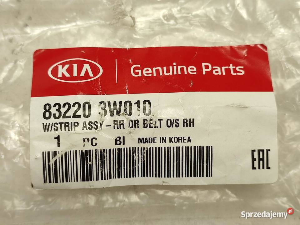 LISTWA DRZWI PRAWY TYŁ KIA SPORTAGE 20 24 sprzedam