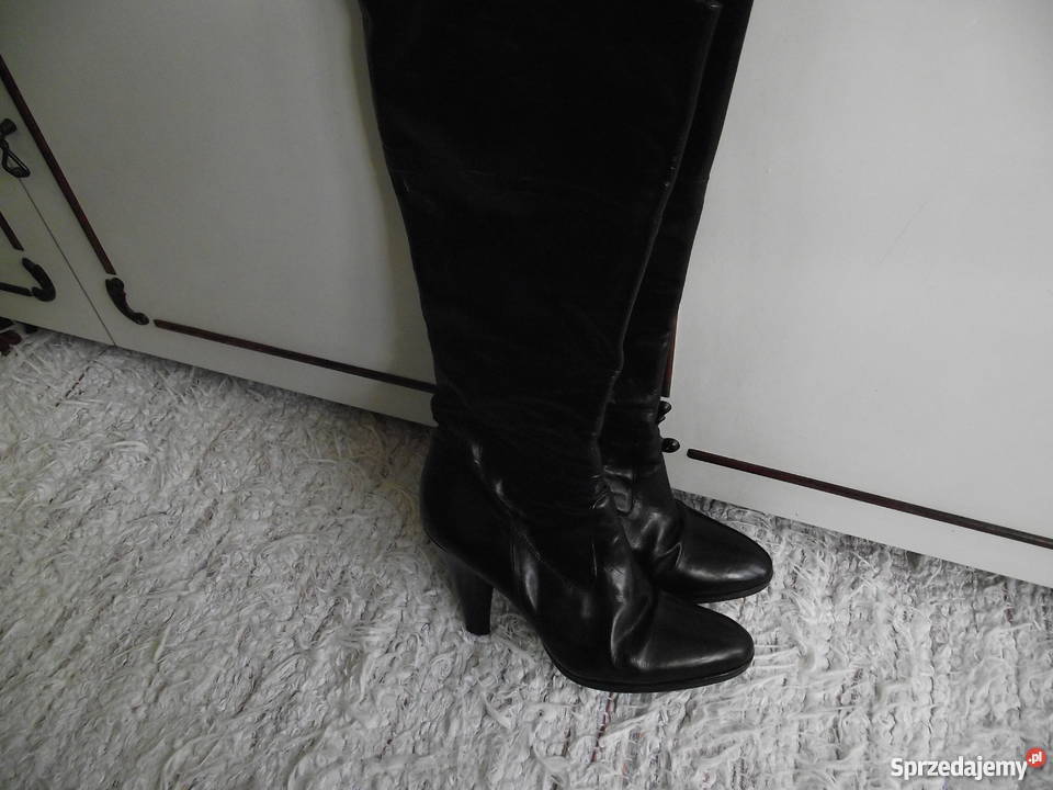 MARKOWE KOZACZKI Z NATURALNEJ SKÓRY r 40 wielkopolskie Piła