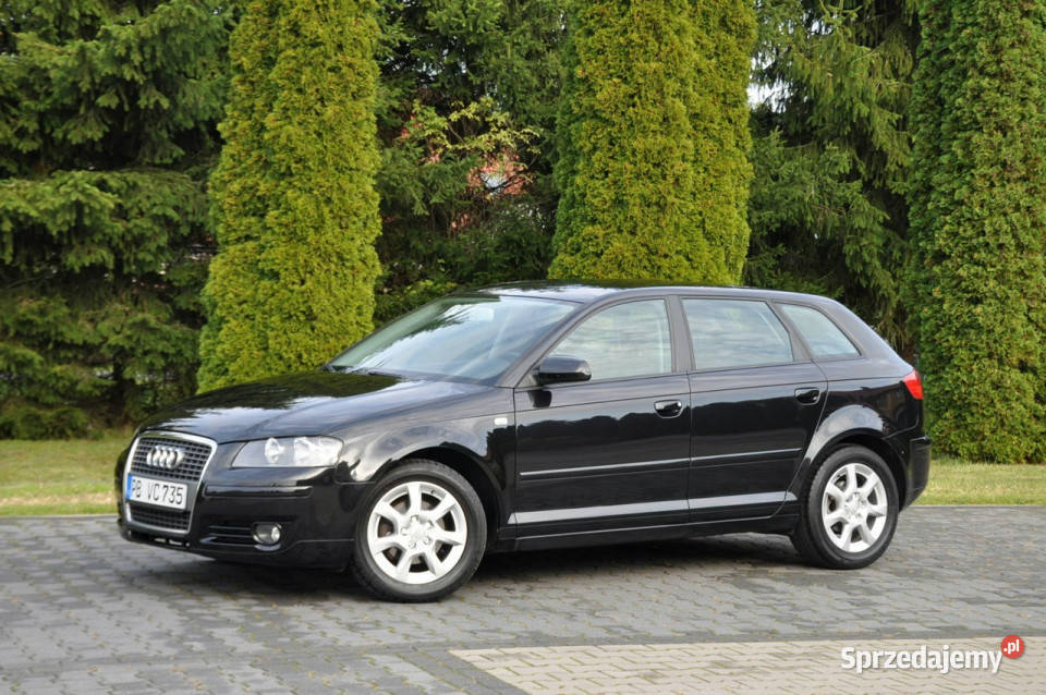 Audi A3 19TDI105CzarnaKlimatronikGrzane bluetooth Ostrów Mazowiecka