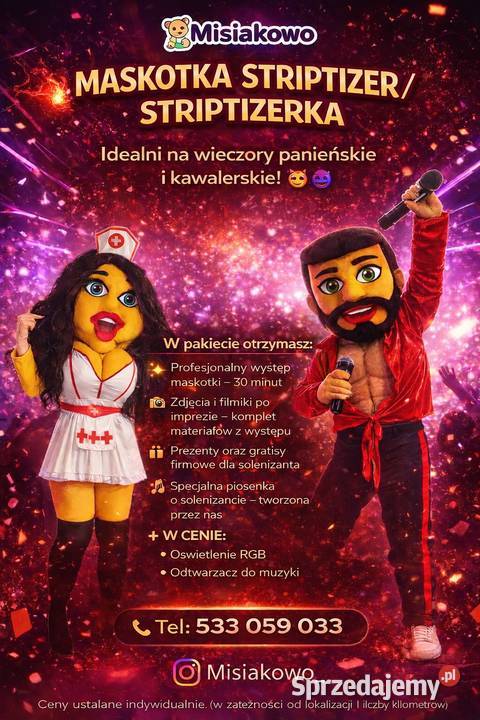 MisiakowoMaskotka na Twoją Imprezę Łódź