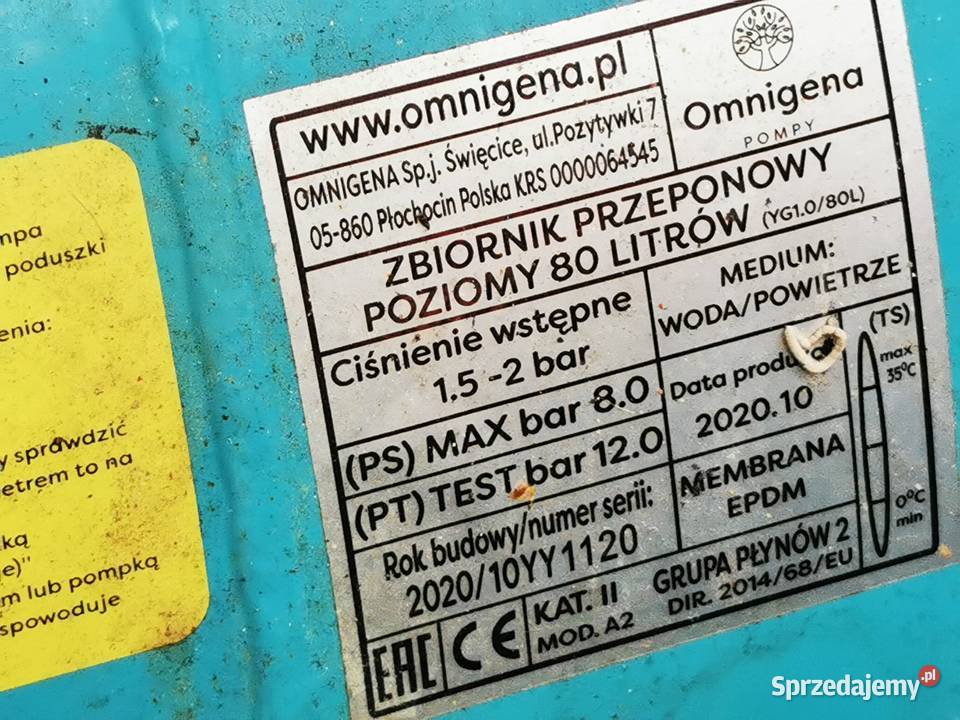 Hydrofor kompletny ze zbiornikiem