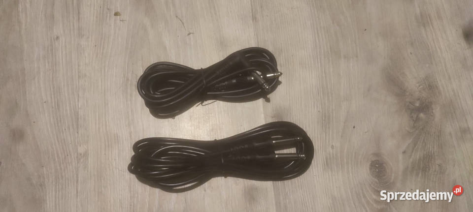 Kable gitarowe jack 63 mm 2 sztuki idealne do Sandomierz sprzedam