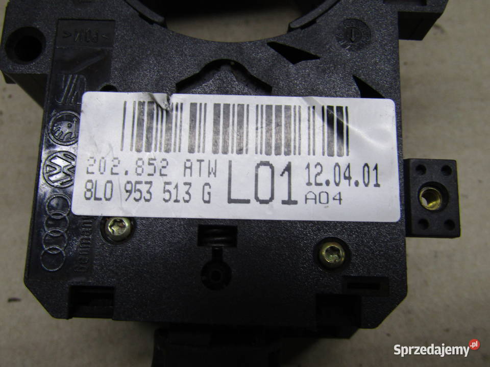 PRZEŁĄCZNIK POD KIEROWNICĘ AUDI A4 B5 4B0953503E łódzkie Mysłaków