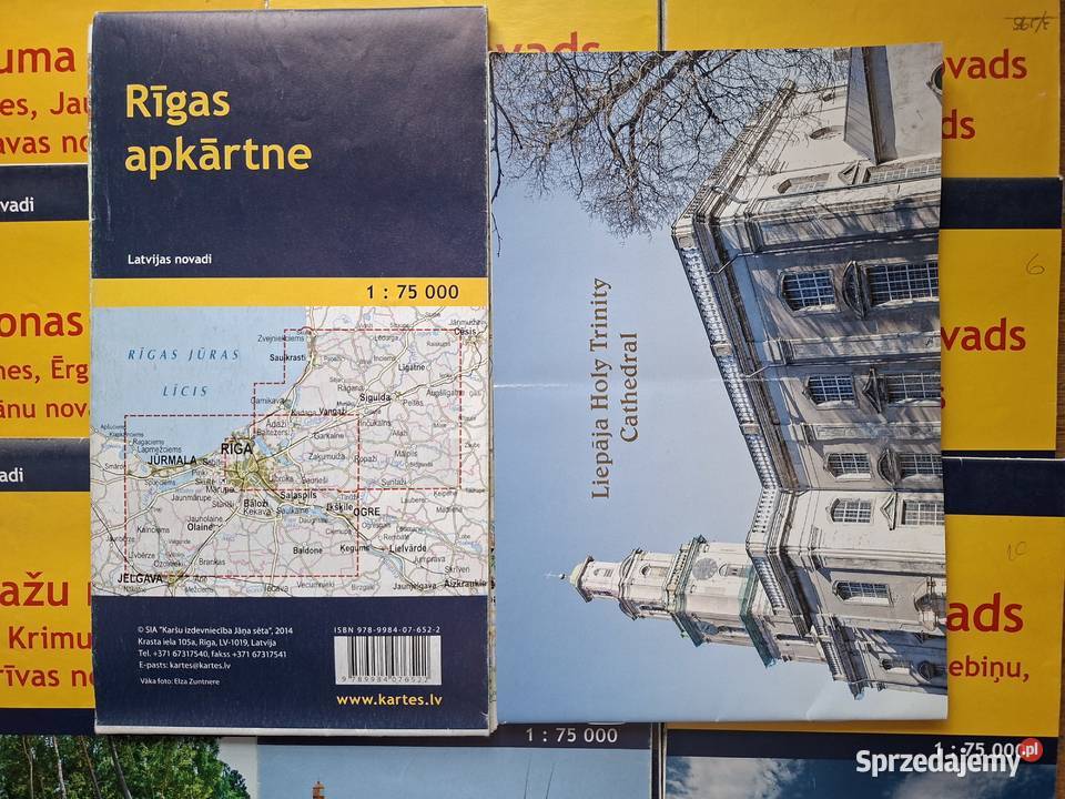 Łotwa 175 000 mapy 16 Latwijas novadi Kraków sprzedam