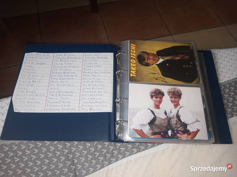 Sprzedam album z autografami kolekcja śląskie Bytom