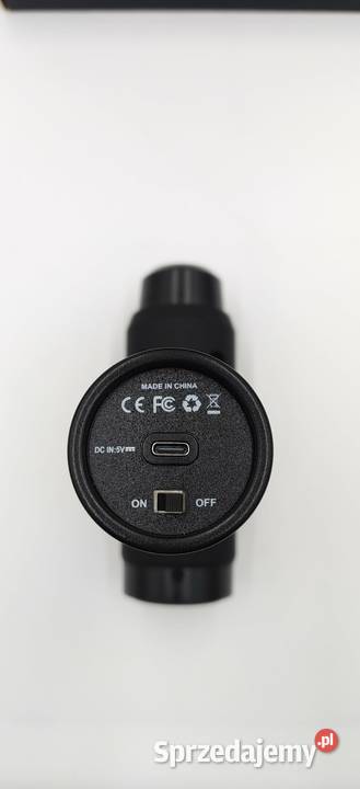 Pistolet do Masażu Ciała Masażer Wibracyjny LCD Ząbki