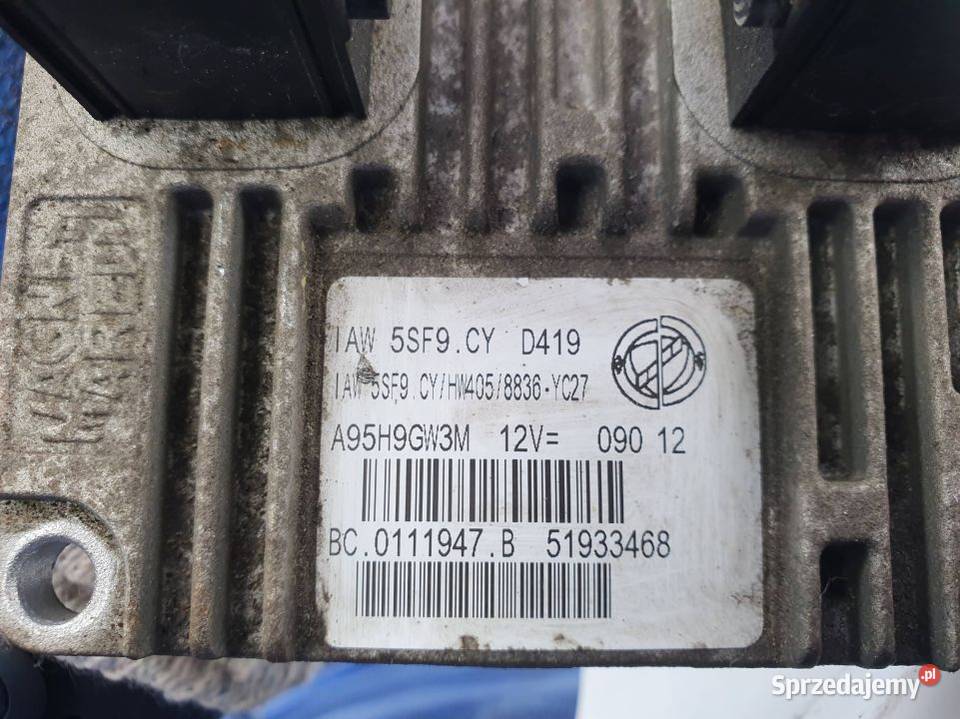 KOMPUTER SILNIKA ECU LANCIA YPSILON 51933468 Lipno