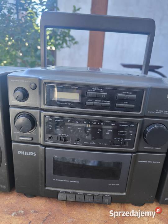 Radiomagnetofon Philips z kaseta plus CD