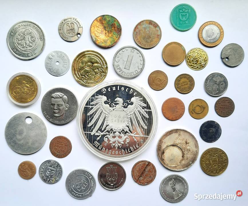 Zestaw Numizmatów Żetonów 32 Gliwice sprzedam