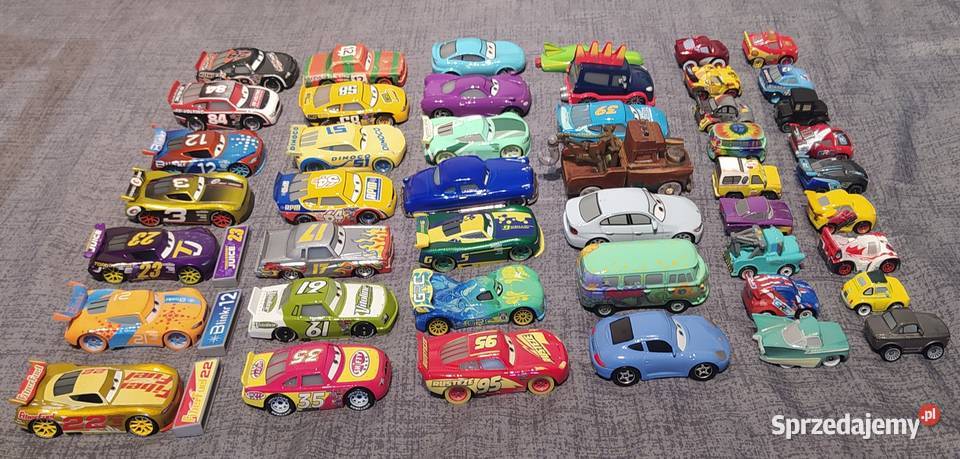 Disney Pixar Cars Auta Mattel 46 sztuk Gdańsk