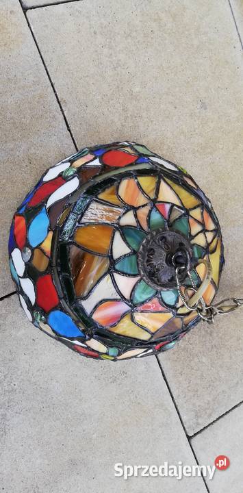 Lampa wisząca stylowa witrażowa styl Tiffany mazowieckie Garwolin