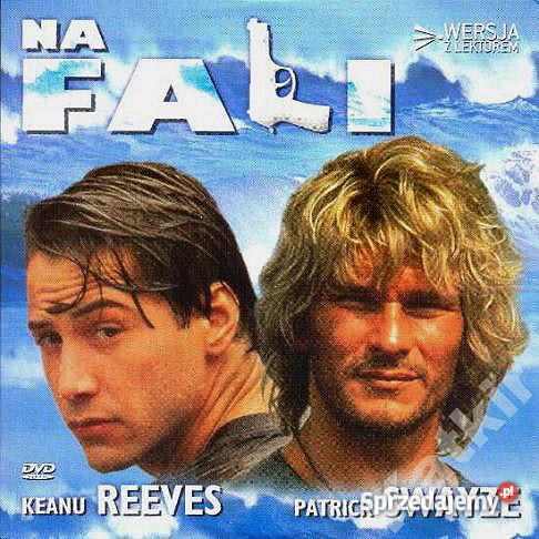 Film DVD Na fali Obsada Patrick Swayze Keanu Ree Łódź