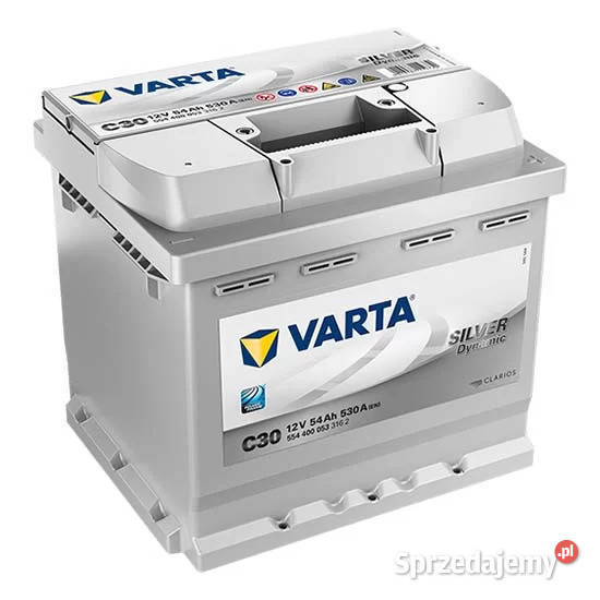 Akumulator VARTA Silver Dynamic C30 54Ah 530A EN osobowe Gdańsk sprzedam