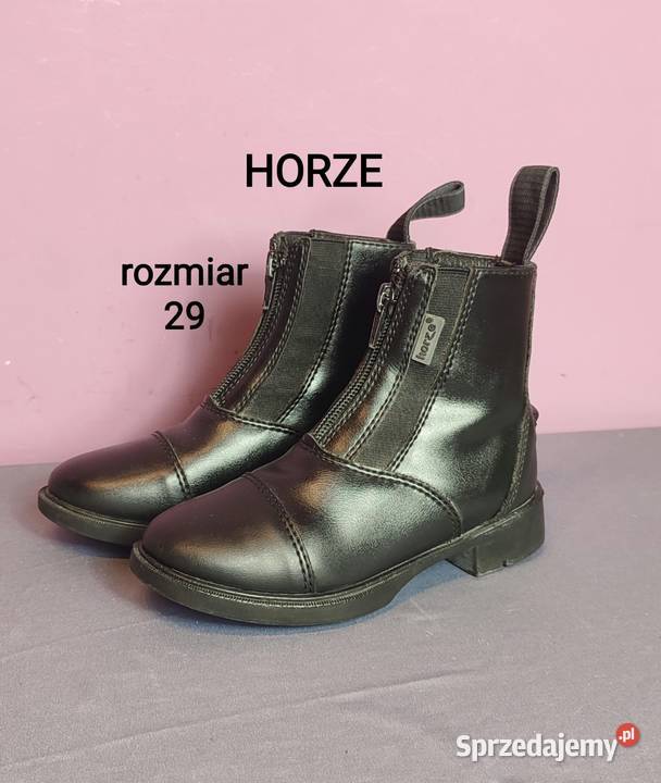 Horze sztyblety dziecięce Jodhpur z zamkiem z Jasień
