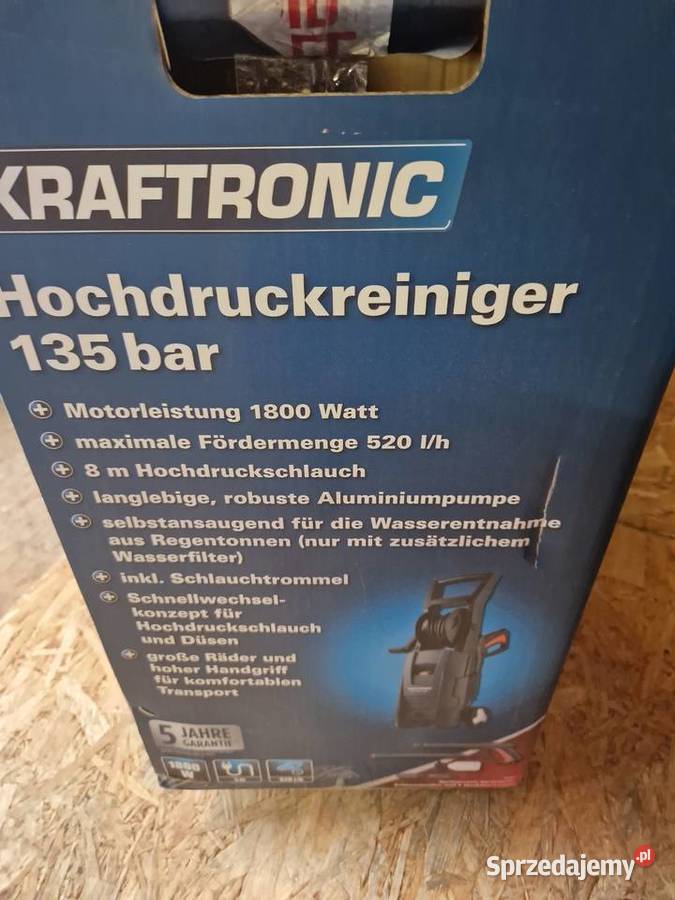 Myjka Wysoko ciśnieniowa Kraftronic KTHD 135 Głogowa