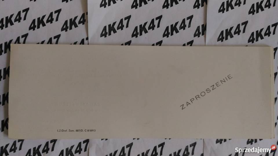 ZAPROSZENIA NA SYLWESTER 1974 KLUB FAFIK ŁÓDŹ Łódź