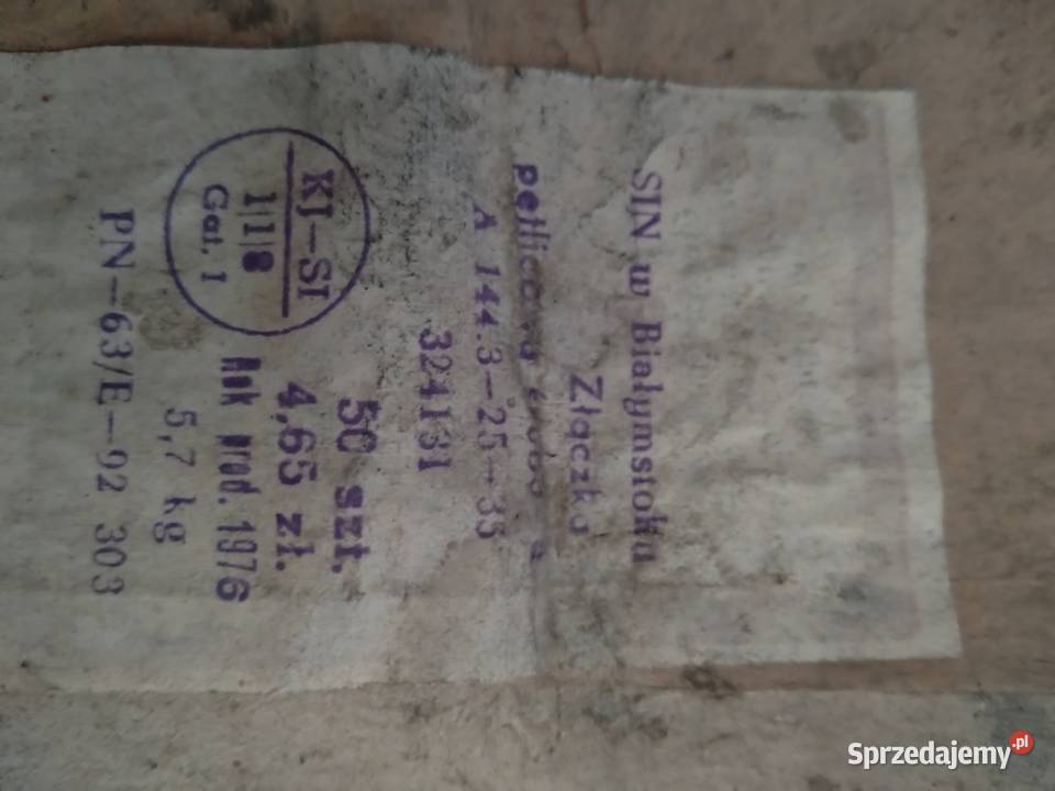 Zacisk Złączka Pętlicowa Śrubowa PN 2535mm SIN Płock