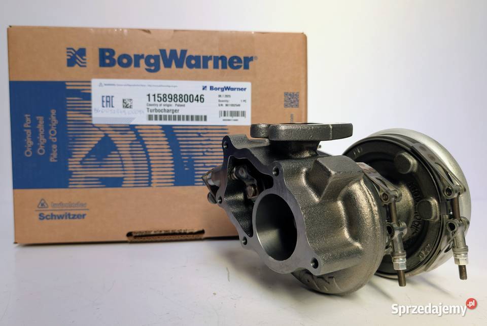 Turbosprężarka BorgWarner 11589700046 mazowieckie Siedlce sprzedam