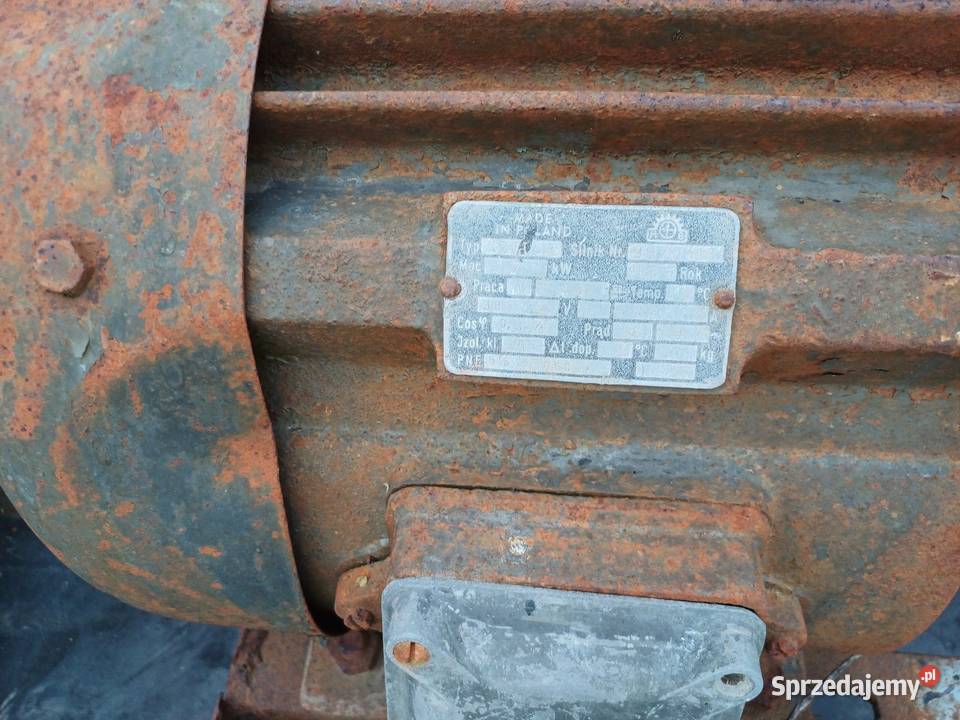 Silnik elektryczny 7kw z wozkiem Piotrków Trybunalski