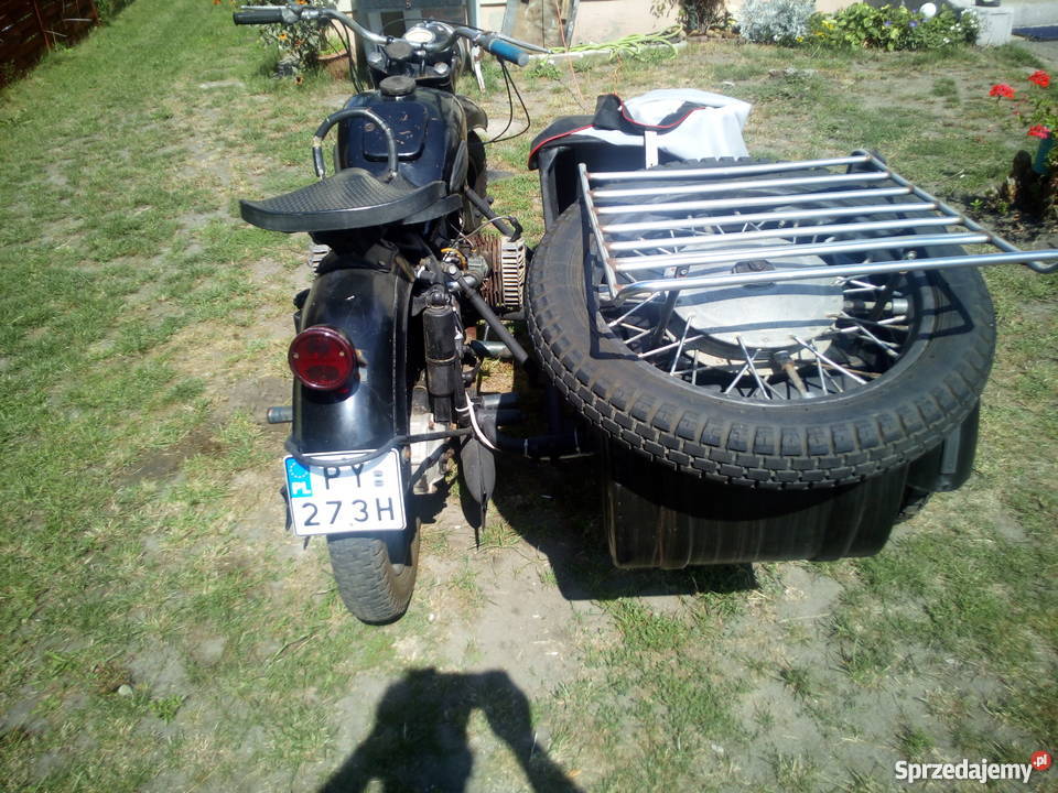 Sprzedam motor z wózkiem bocznym k750 Pozostałe Poznań