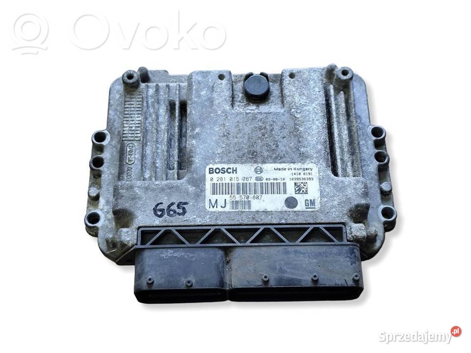 Opel Zafira B Astra H 19CDT STEROWNIK KOMPUTER osobowe wielkopolskie sprzedam