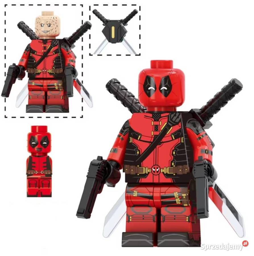 Klocki figurka ludzik DEADPOOL i MINI Deadpool