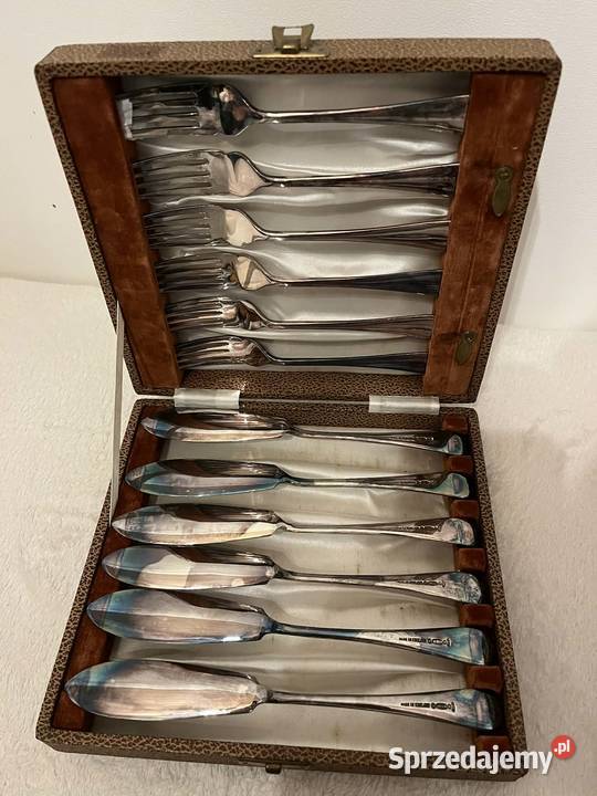 Zestaw angielskich sztućców vintage Made in Stegna sprzedam
