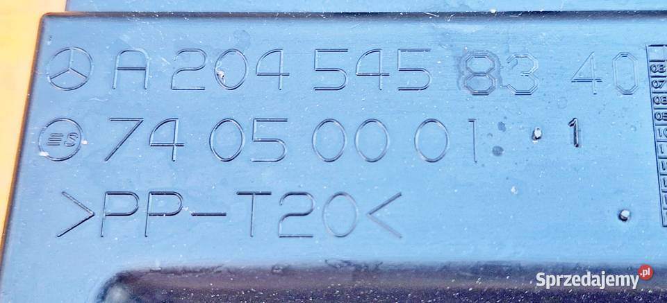 MERCEDES W204 SEDAN OSŁONA BAGAŻNIKA A2045458340 osobowe Radom