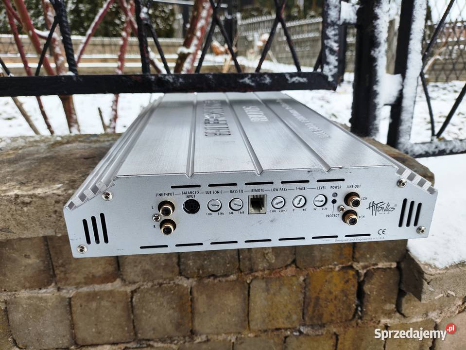 Wzmacniacz samochodowy 1 kanałowy monoblok Hifonics Wzmacniacze