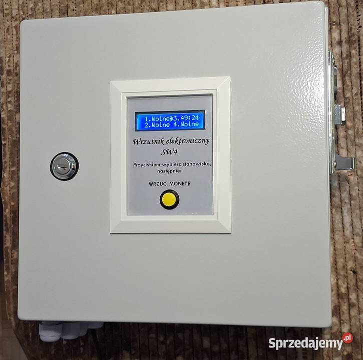 Czasowy automat wrzutowy wrzutnik do monet do Ostrów Mazowiecka