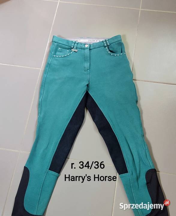 Bryczesy z diamencikami pełny lej rozmiar 3436 Jasień