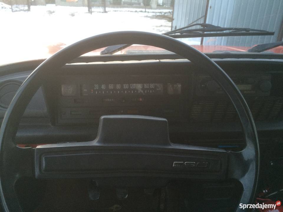 Fiat 125p FSO duży Fiat 1986r czerwony Jarosław