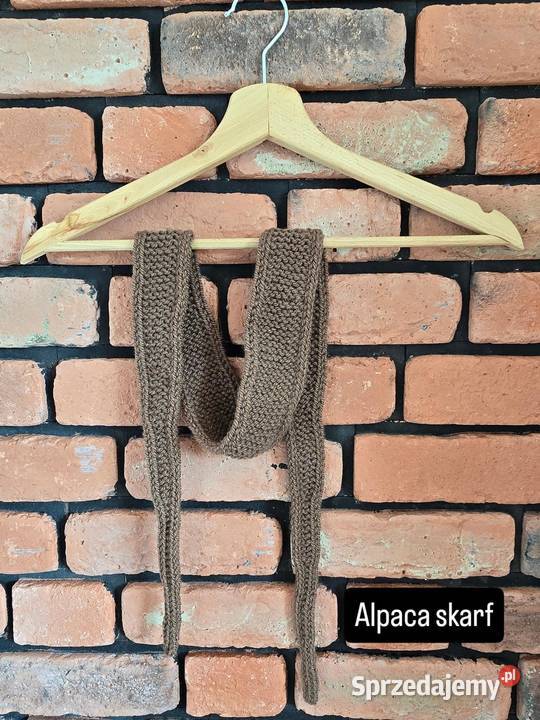 Sophie scarf szalik wełniany handmade Poznań