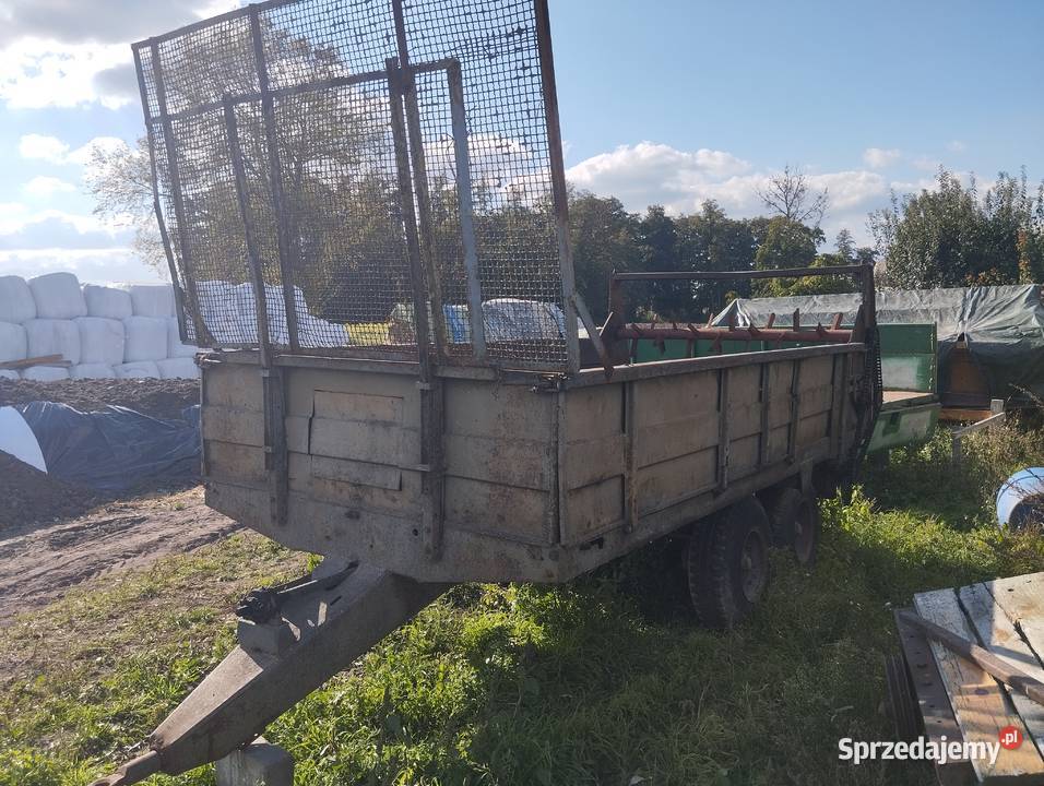 Rozrzutnik tandem 6t Przyczepy rolnicze Słupca sprzedam