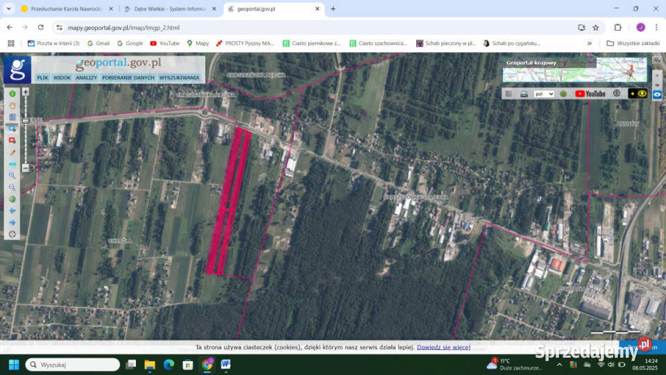 Teren inwestycyjny działka przemysłowa 77574m2 mazowieckie Choszczówka Rudzka