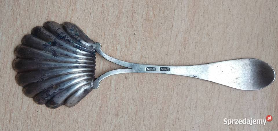 Łyżeczka do cukru srebrna Nakło nad Notecią