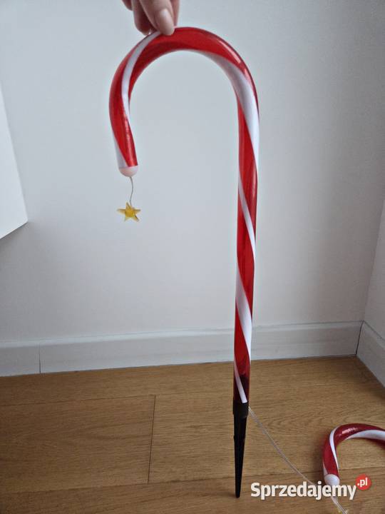 Zestaw 22 solarnych lampek w kształcie laski małopolskie