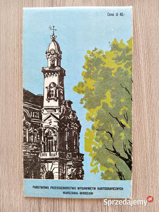 Beskid Sądecki Mapa Turystyczna PRL Kraków