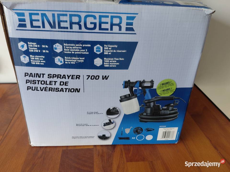 Narzędzie ręczne pistolet malarski Energer 700 W Tychy sprzedam