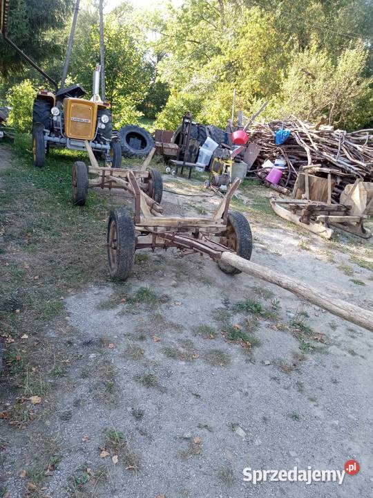 Sprzedam wóz konny płozy do ściągania kloców